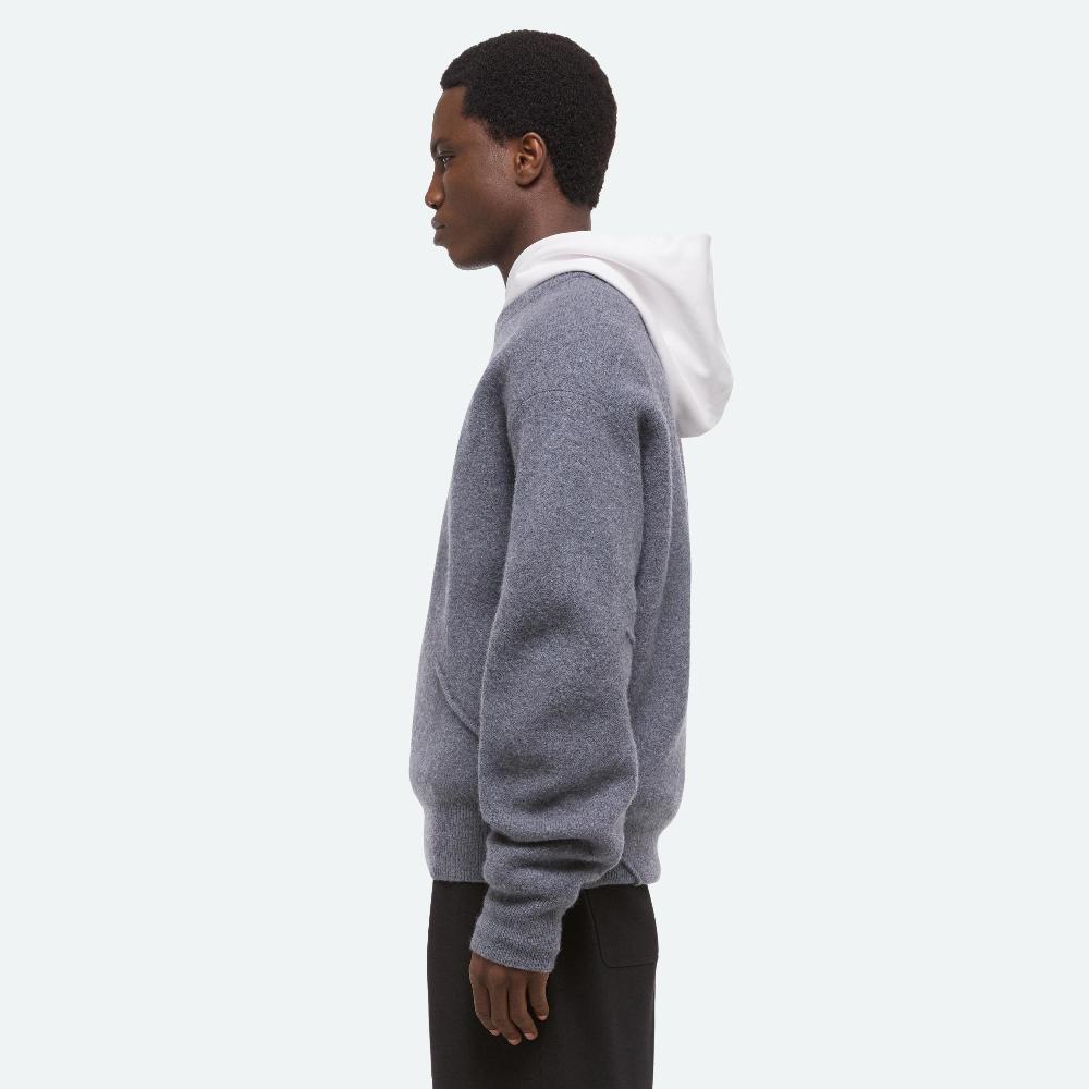 Helmut Lang Apex Block Sweater Med Grey