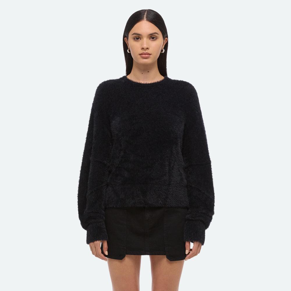 Helmut Lang Apex Crewneck Sweater Black