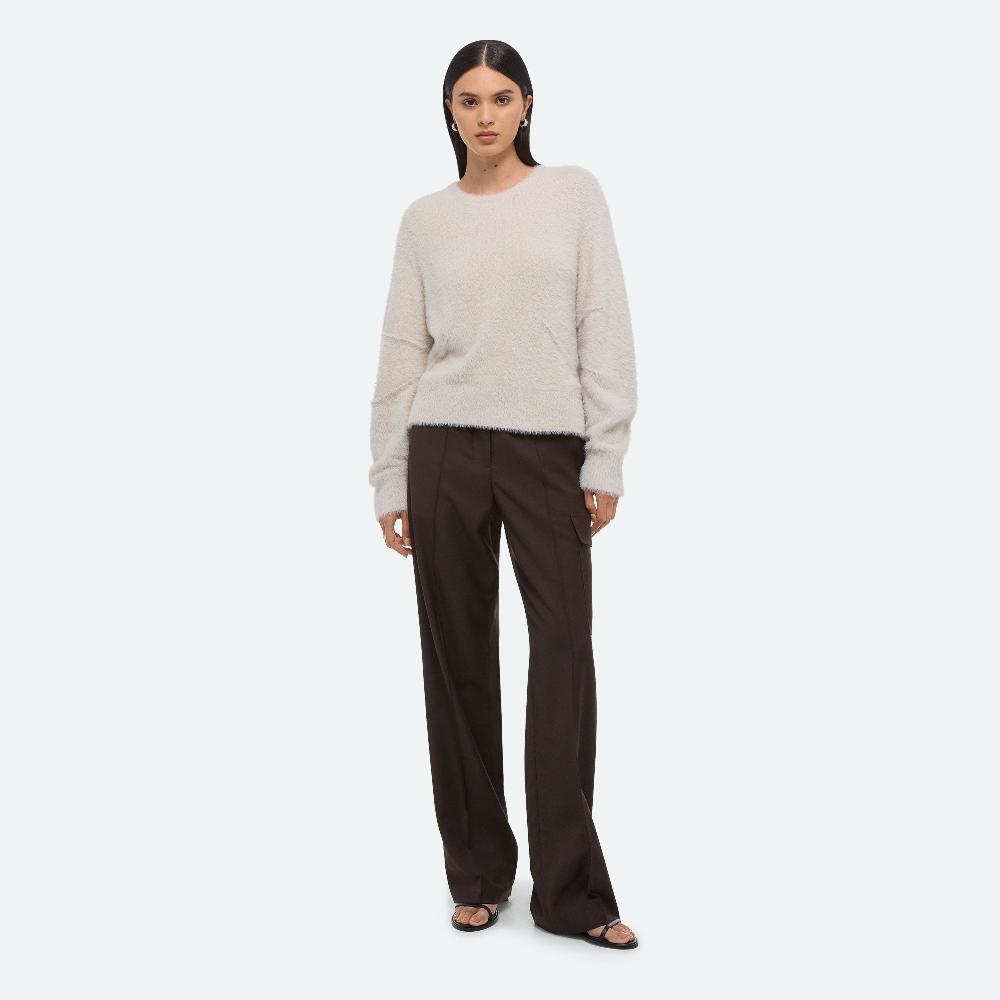 helmut lang Apex Crewneck Sweater ivory