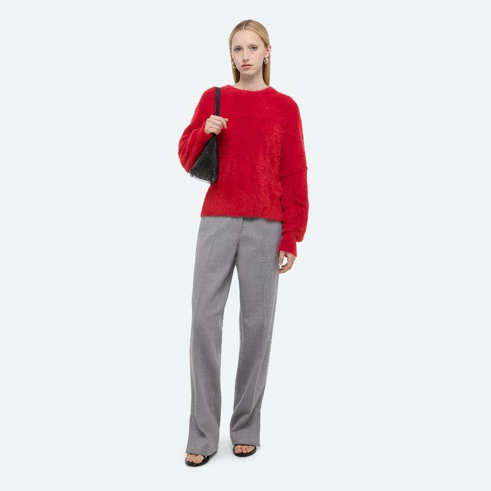 helmut lang Apex Crewneck Sweater red