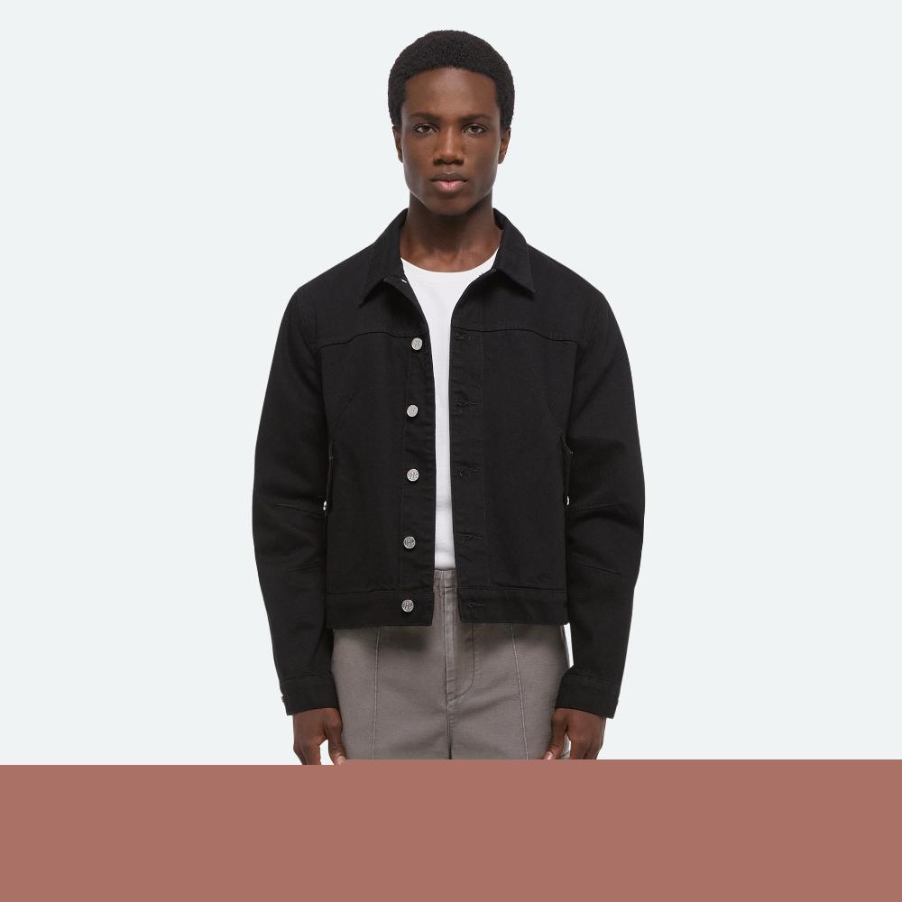 Helmut Lang Apex Trucker Jacket Rinsed Black