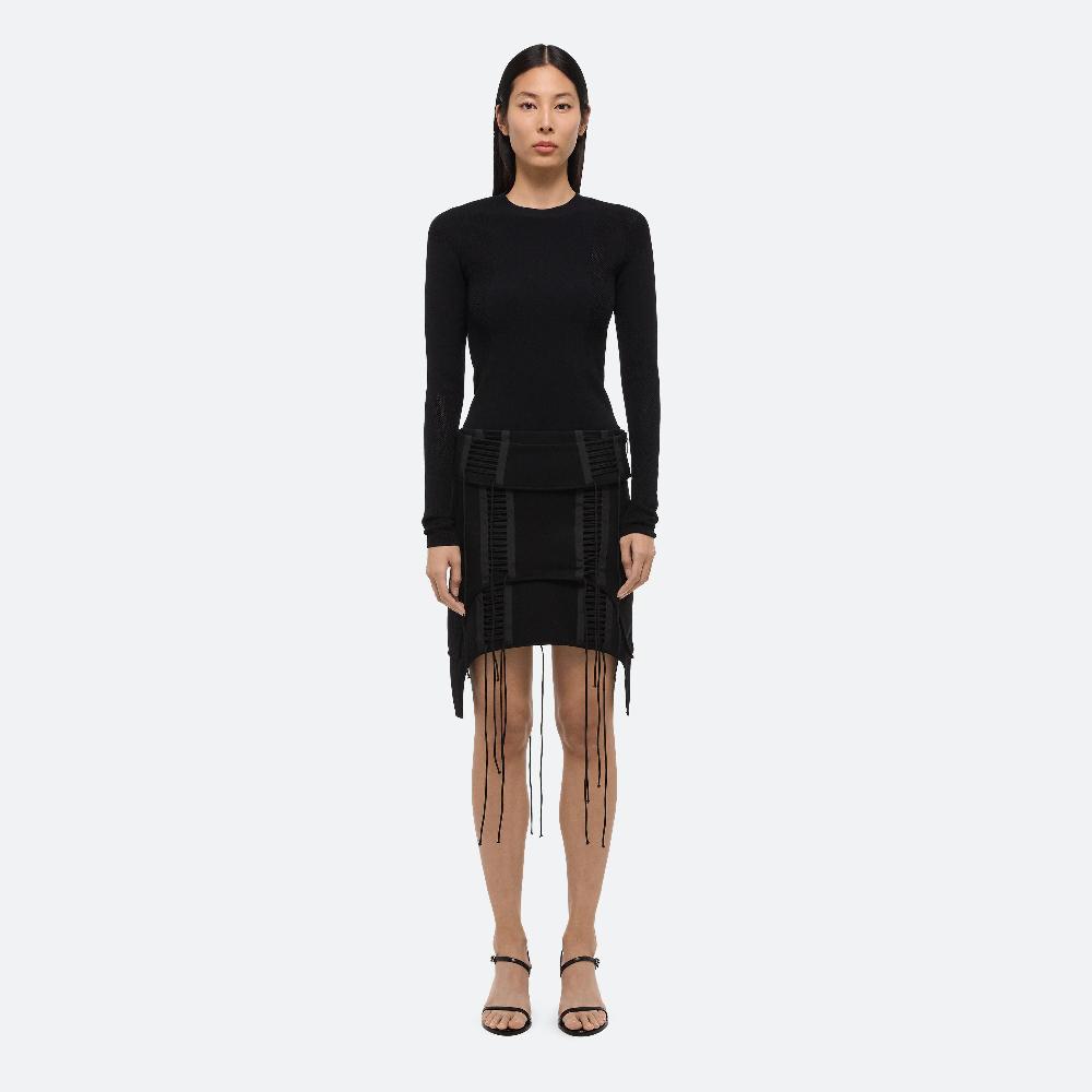 Helmut Lang Aviator Skirt Black