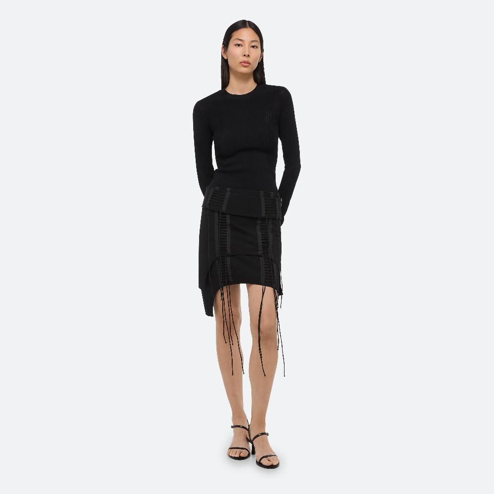 helmut lang Aviator Skirt black