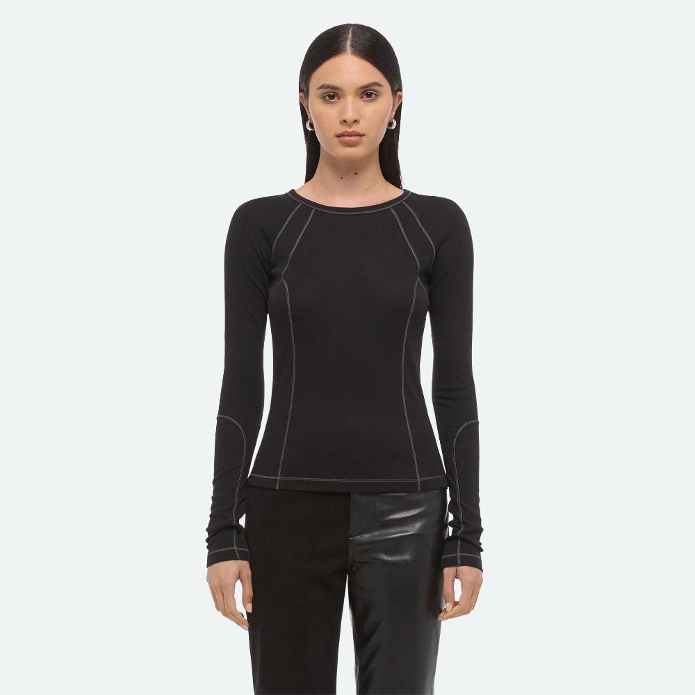 Helmut Lang BMX Raglan Top Black