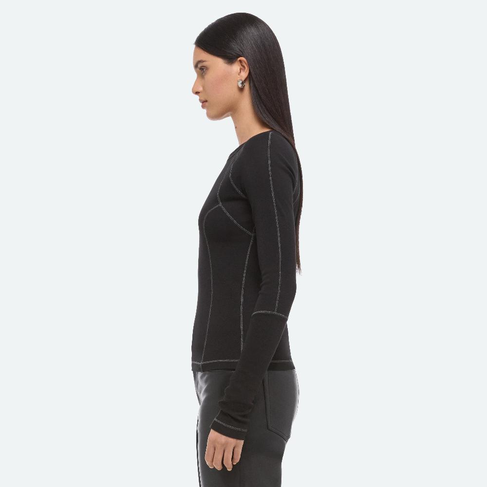Helmut Lang BMX Raglan Top Black