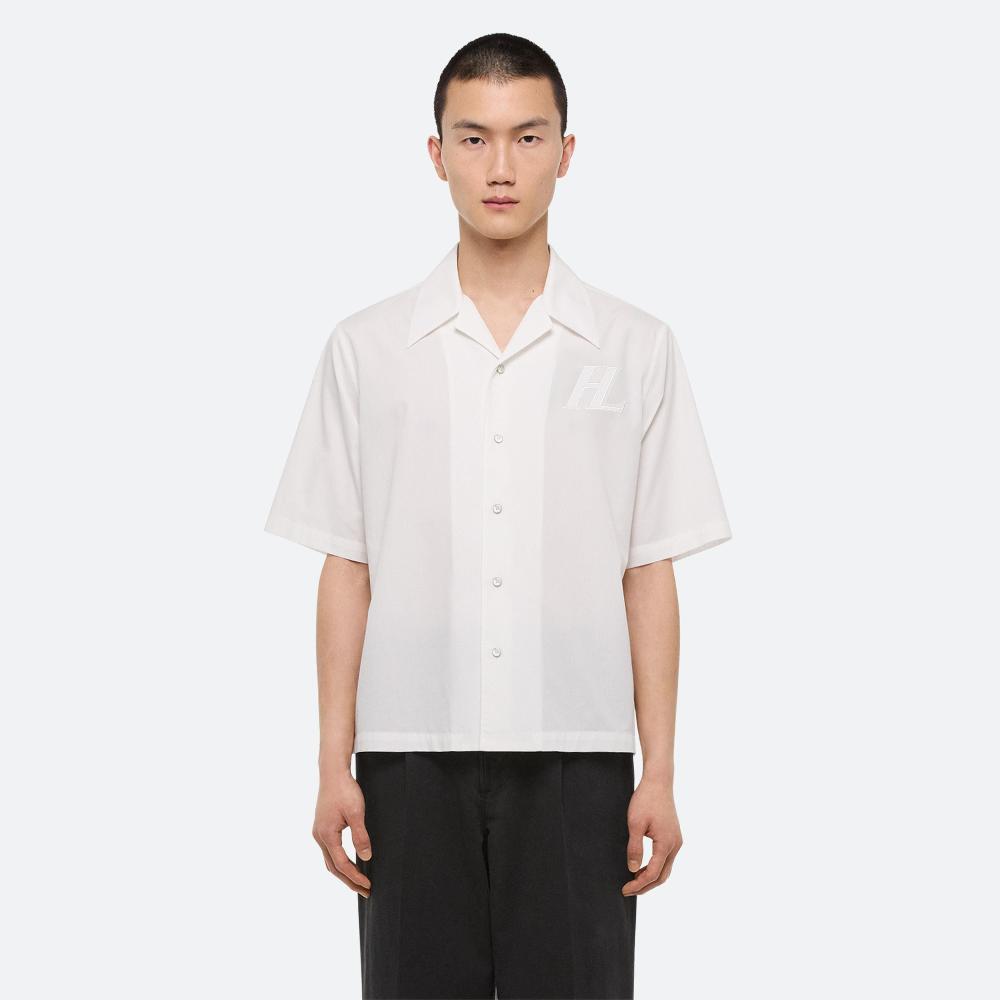 Helmut Lang Boxy Poplin Shirt White