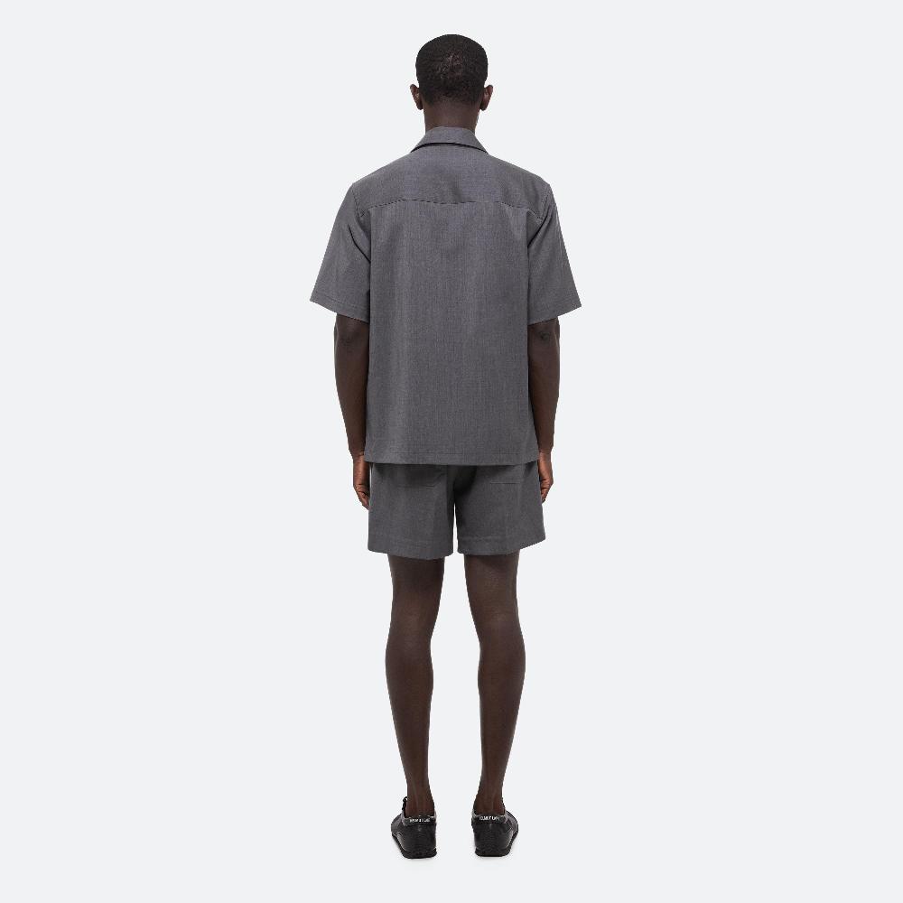 Helmut Lang Boxy Shirt Light Grey Melange