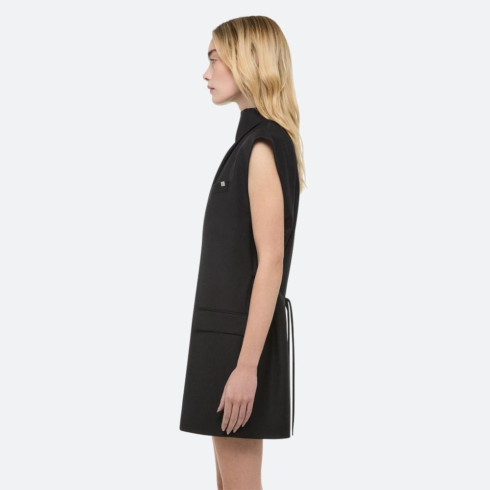 Helmut Lang Cowl Blazer Dress Black