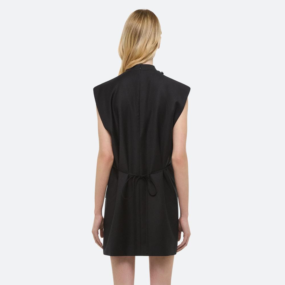 Helmut Lang Cowl Blazer Dress Black