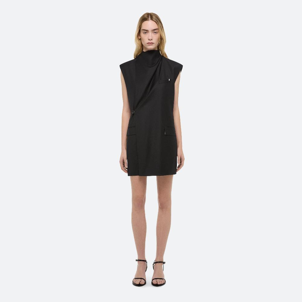 helmut lang Cowl Blazer Dress black