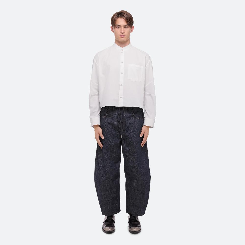 Helmut Lang Cropped Apex Shirt White