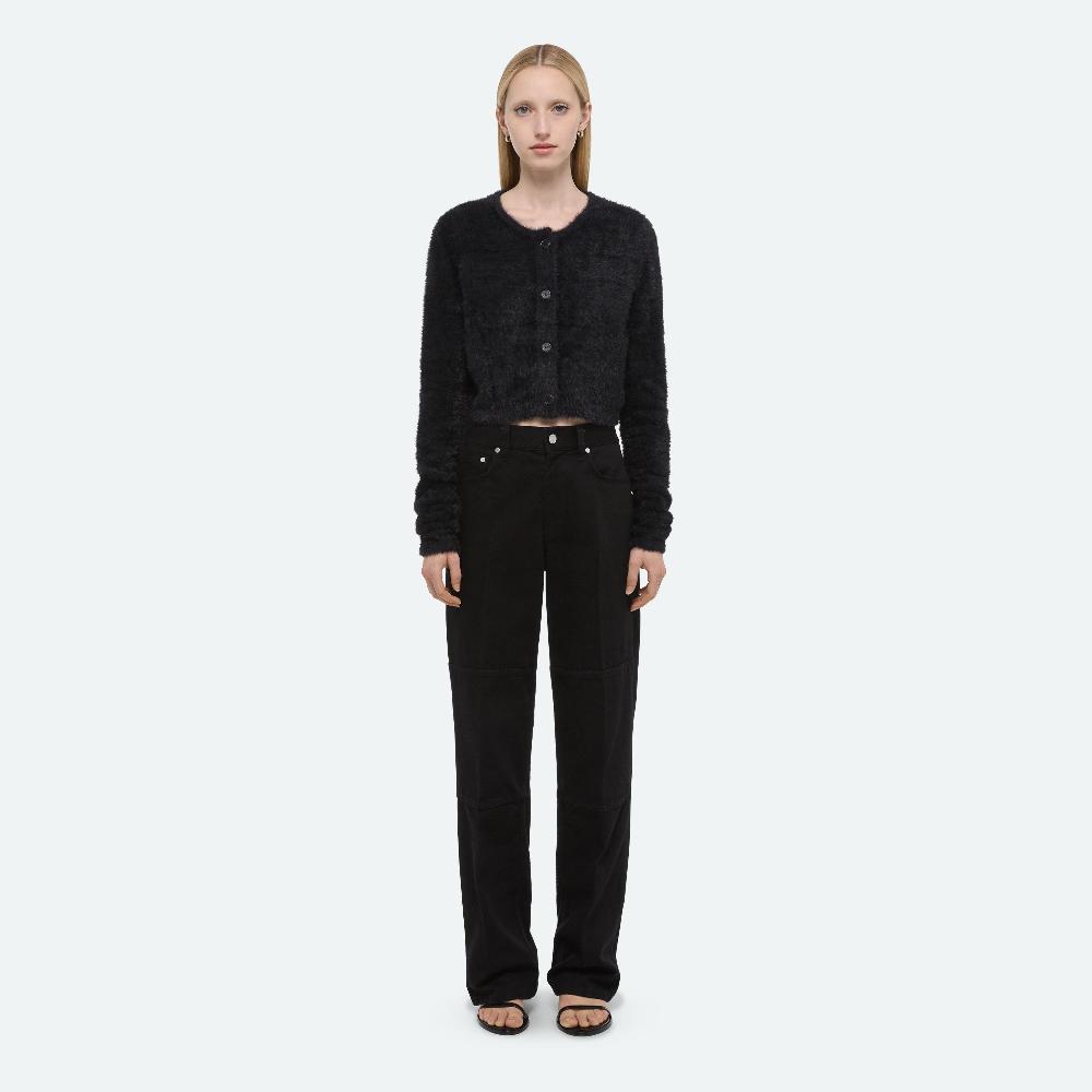 Helmut Lang Cropped Cardigan Black