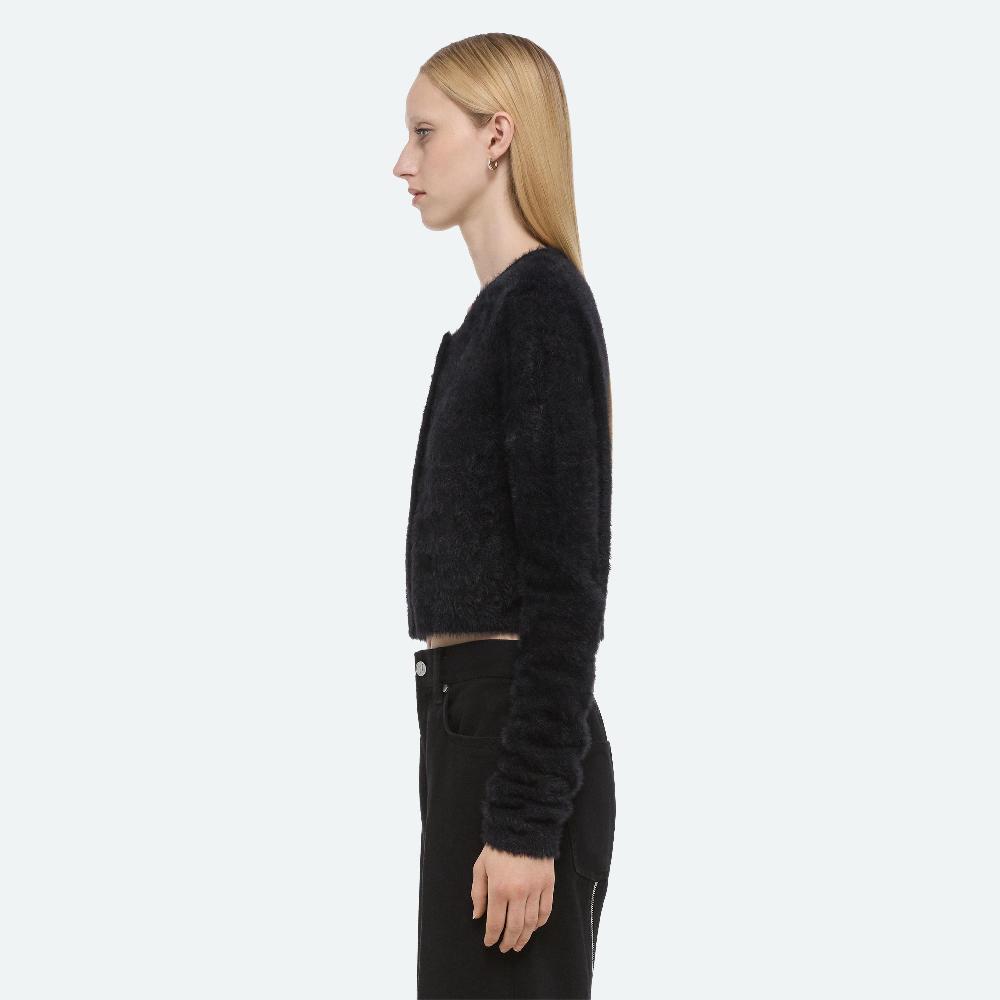 Helmut Lang Cropped Cardigan Black