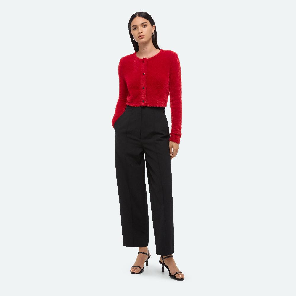 helmut lang Cropped Cardigan red