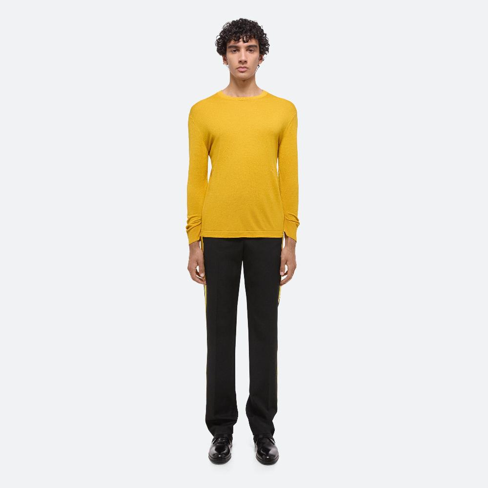 Helmut Lang Curved Sleeve Sweater Taxi Yellow
