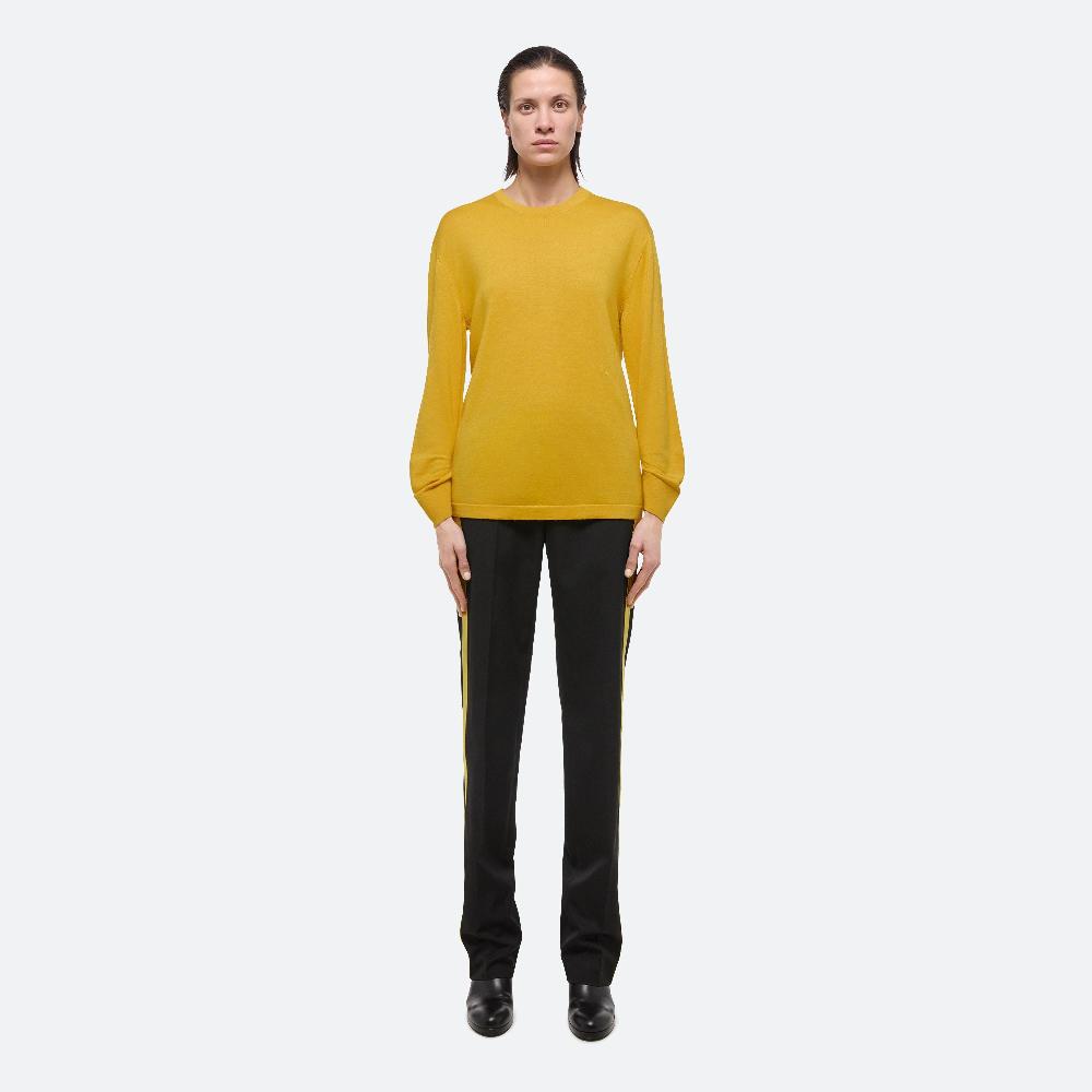 Helmut Lang Curved Sleeve Sweater Taxi Yellow