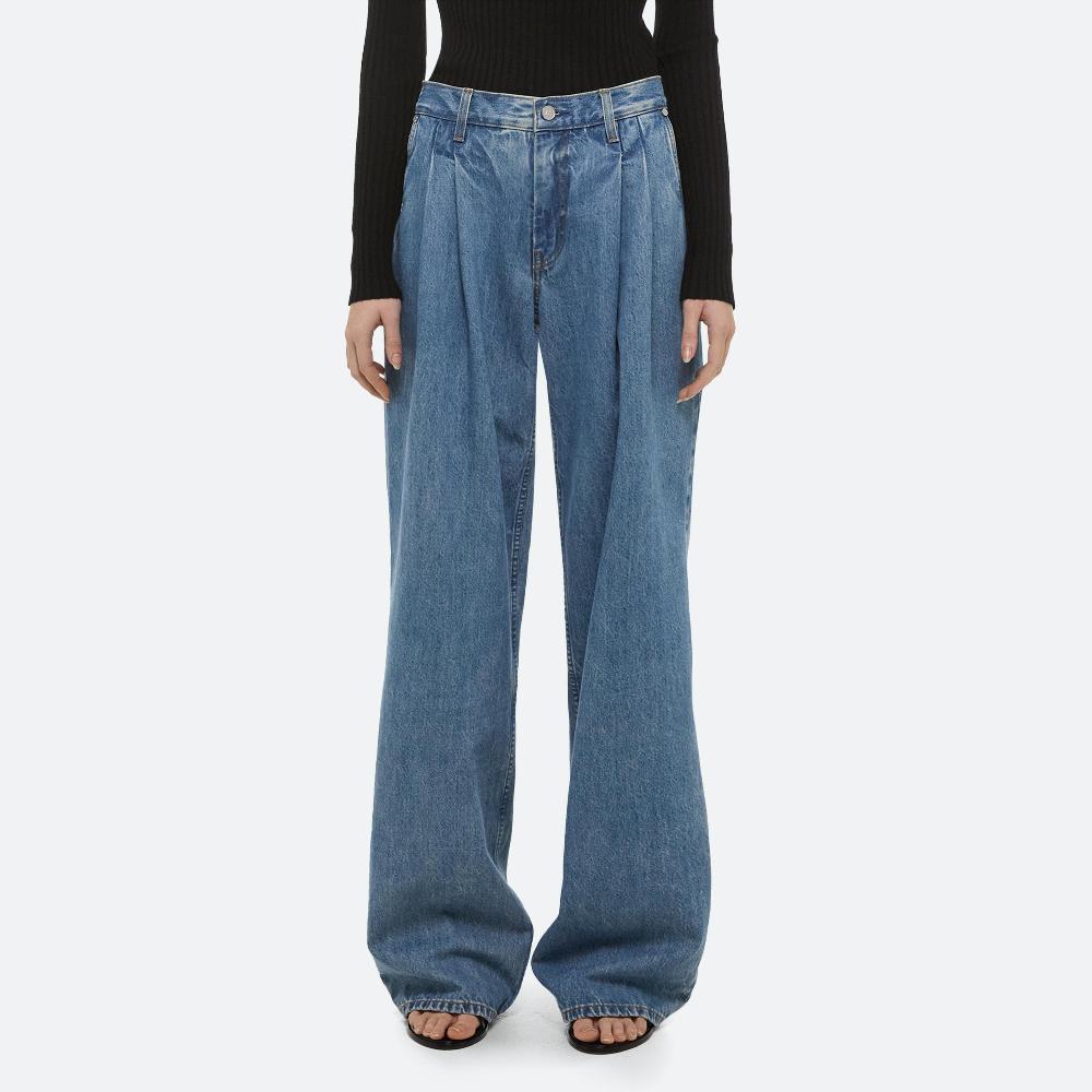 Helmut Lang Double-Pleated Jeans Archive Blue