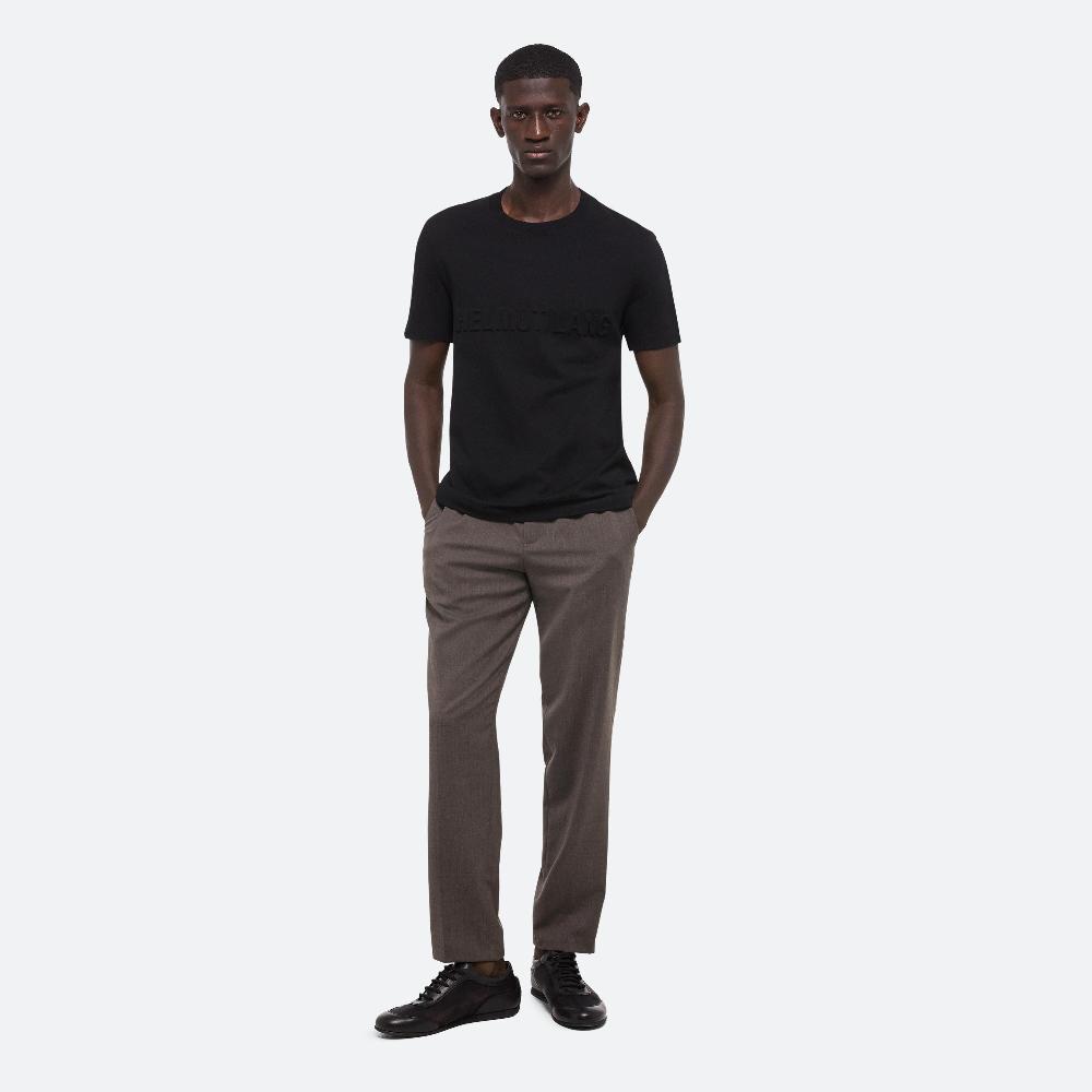 helmut lang Embossed Logo Tee black