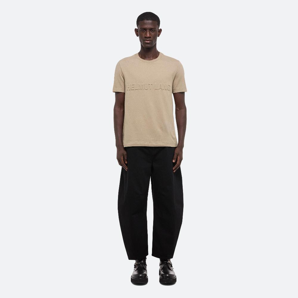 Helmut Lang Embossed Logo Tee Khaki