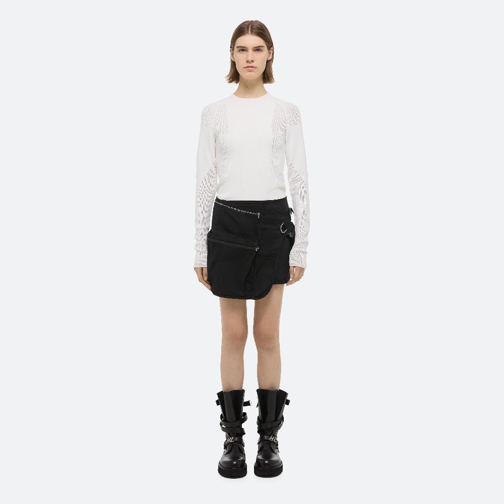 Helmut Lang Field Mini Skirt Black