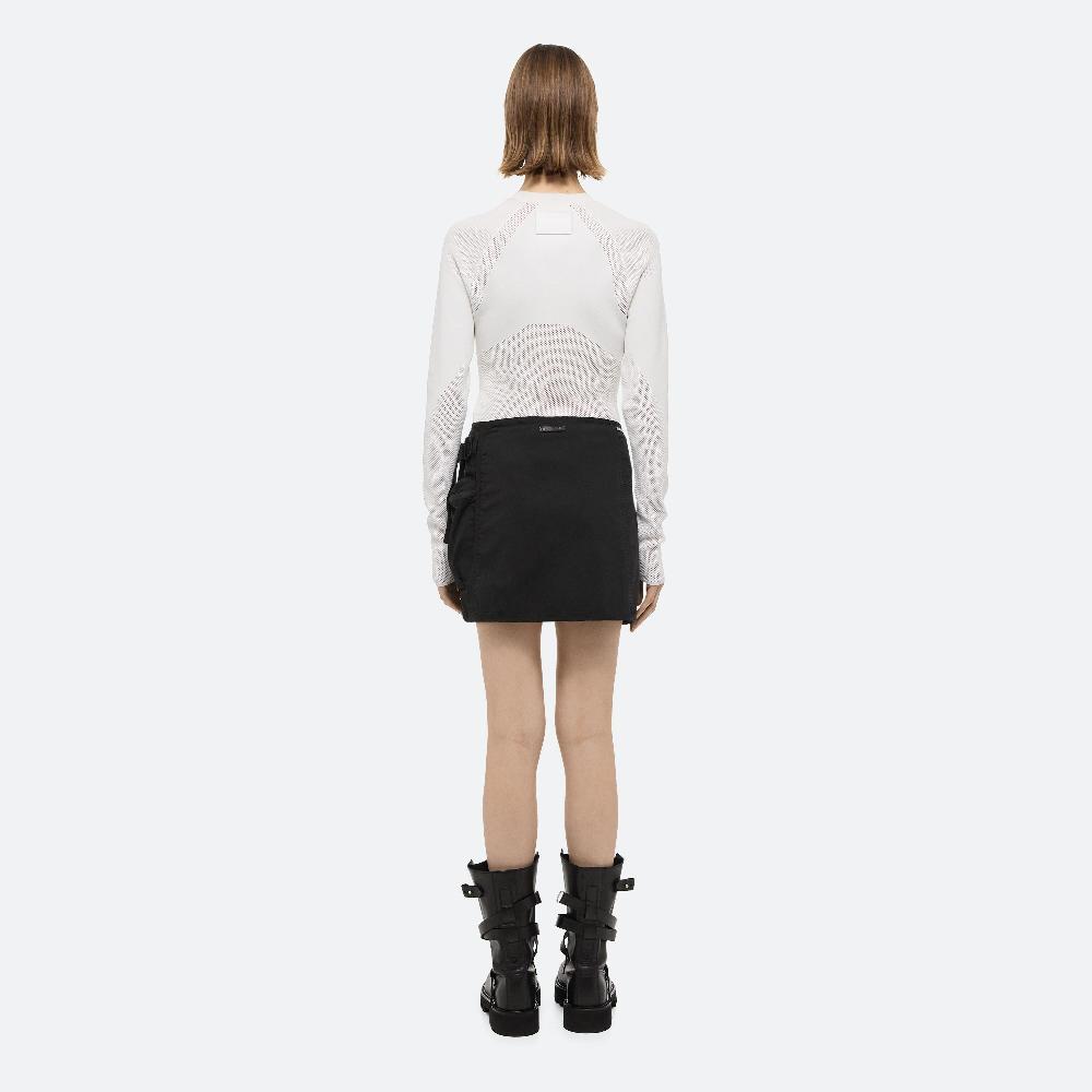 Helmut Lang Field Mini Skirt Black