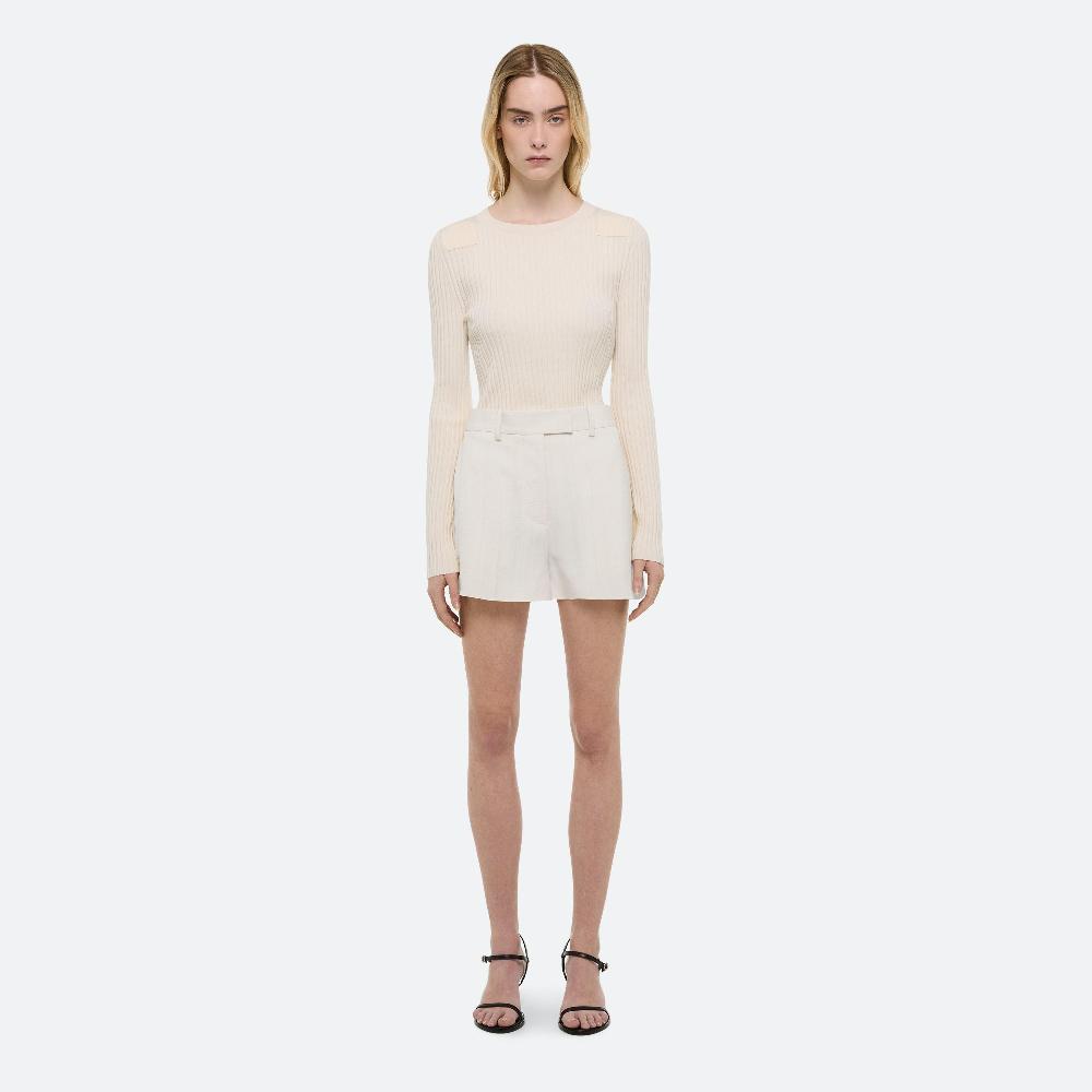 helmut lang Flared Shorts antique white