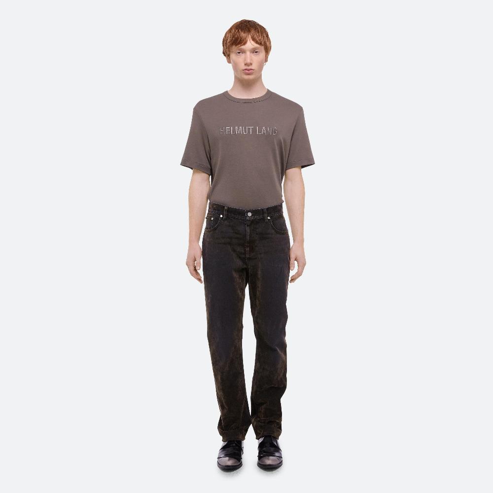 Helmut Lang Flocked Jeans Flocked Olive