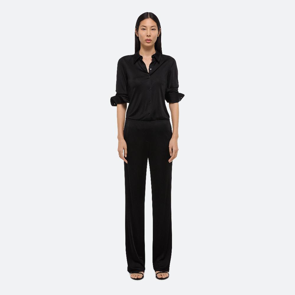 Helmut Lang Fluid Car Trousers Black