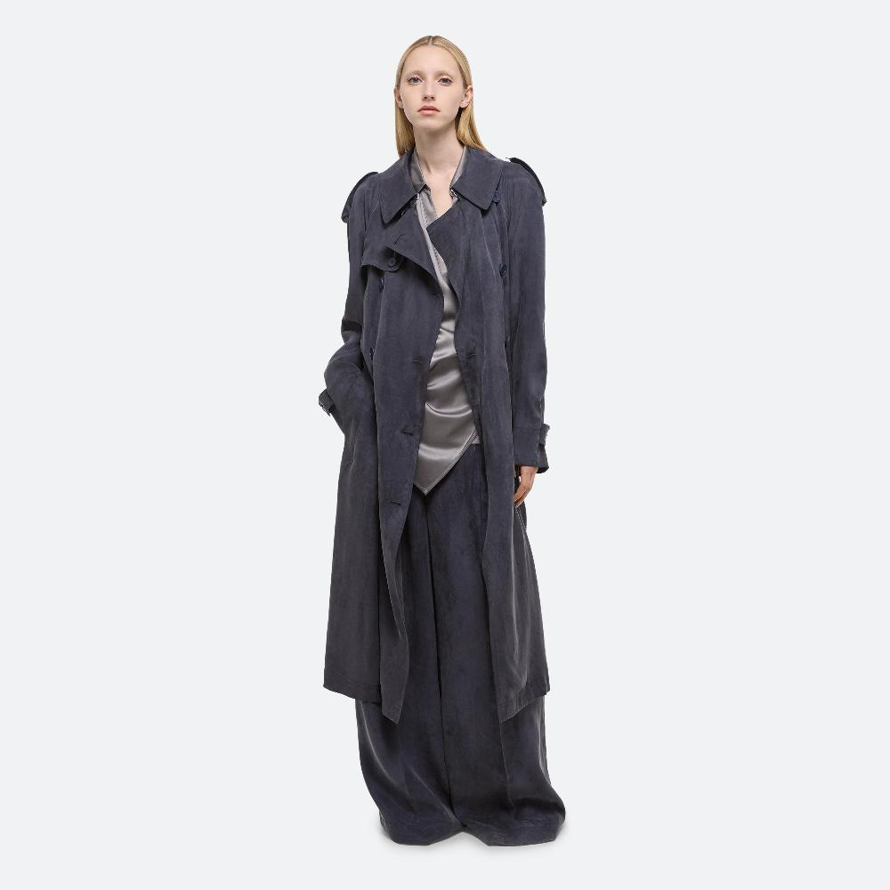 helmut lang Fluid Trench indigo