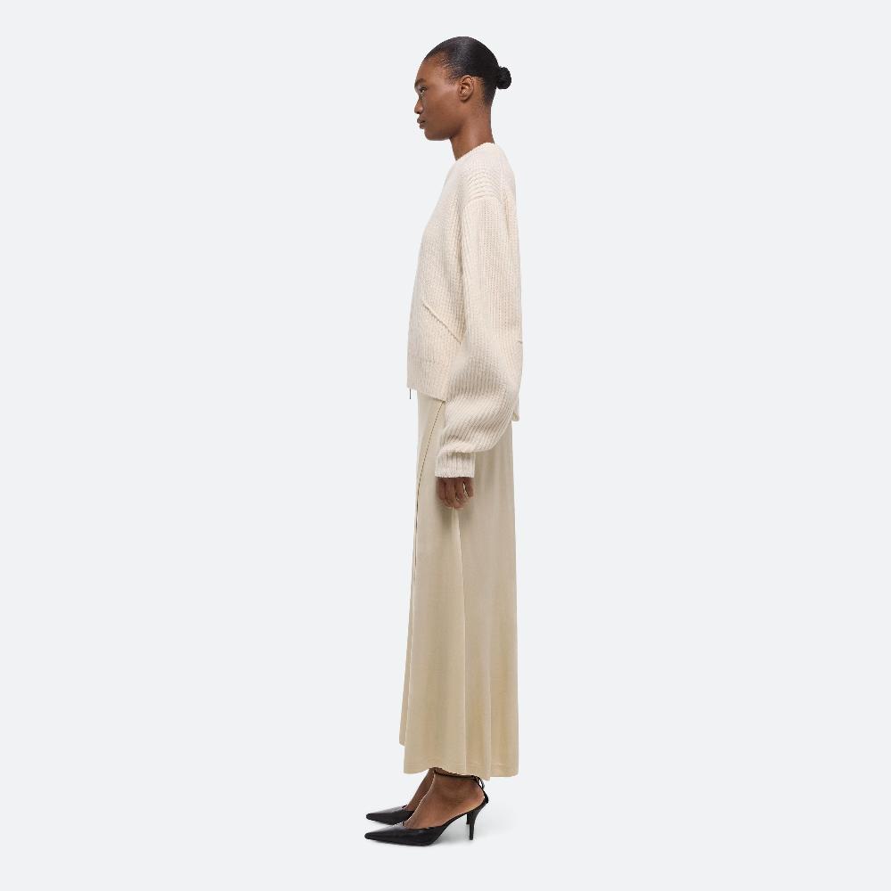 Helmut Lang Fluid Wrap Skirt Warm Sand