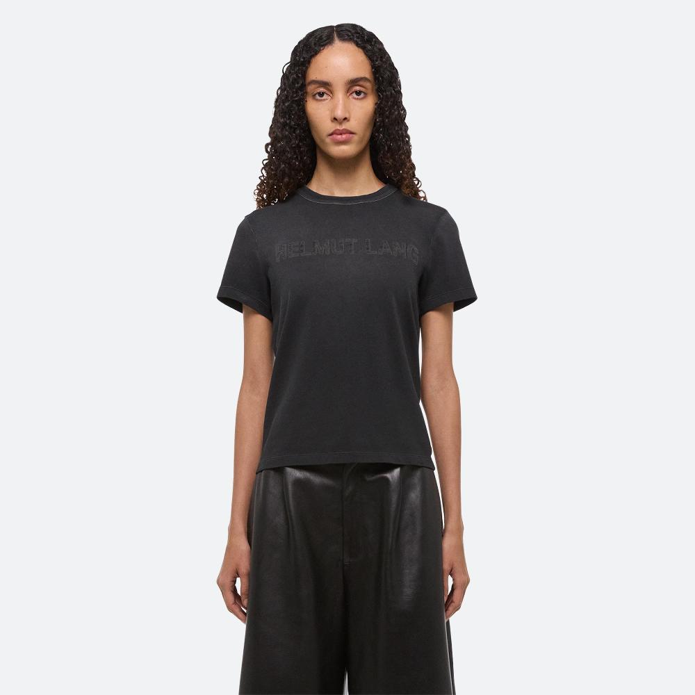 Helmut Lang Garment-Dyed Slim Tee Black