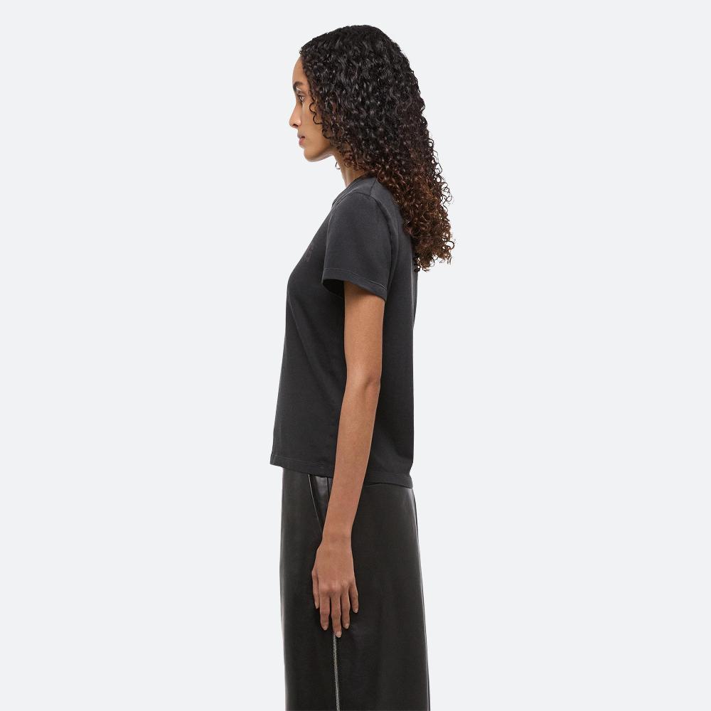 Helmut Lang Garment-Dyed Slim Tee Black