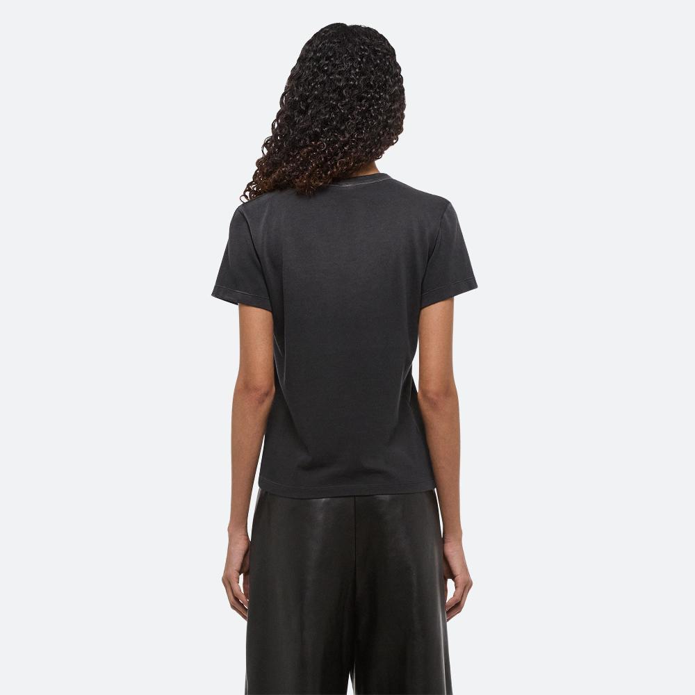 Helmut Lang Garment-Dyed Slim Tee Black