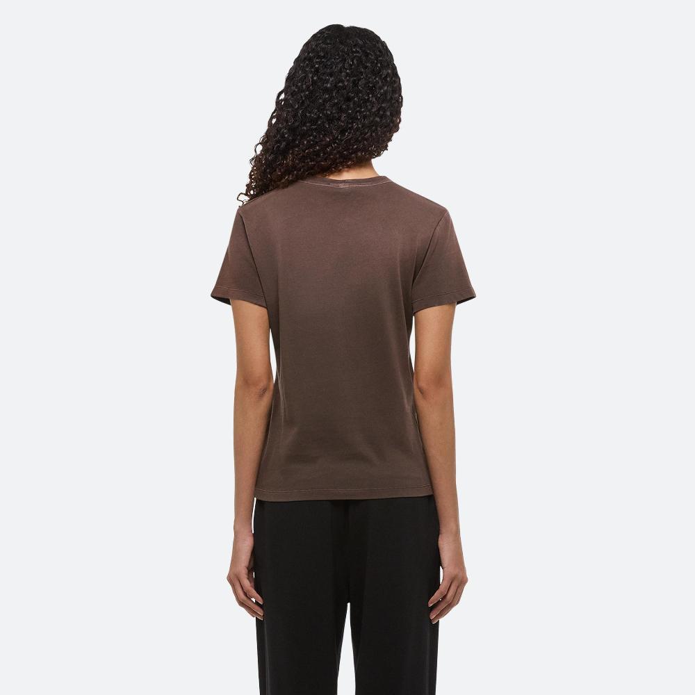 Helmut Lang Garment-Dyed Slim Tee Espresso