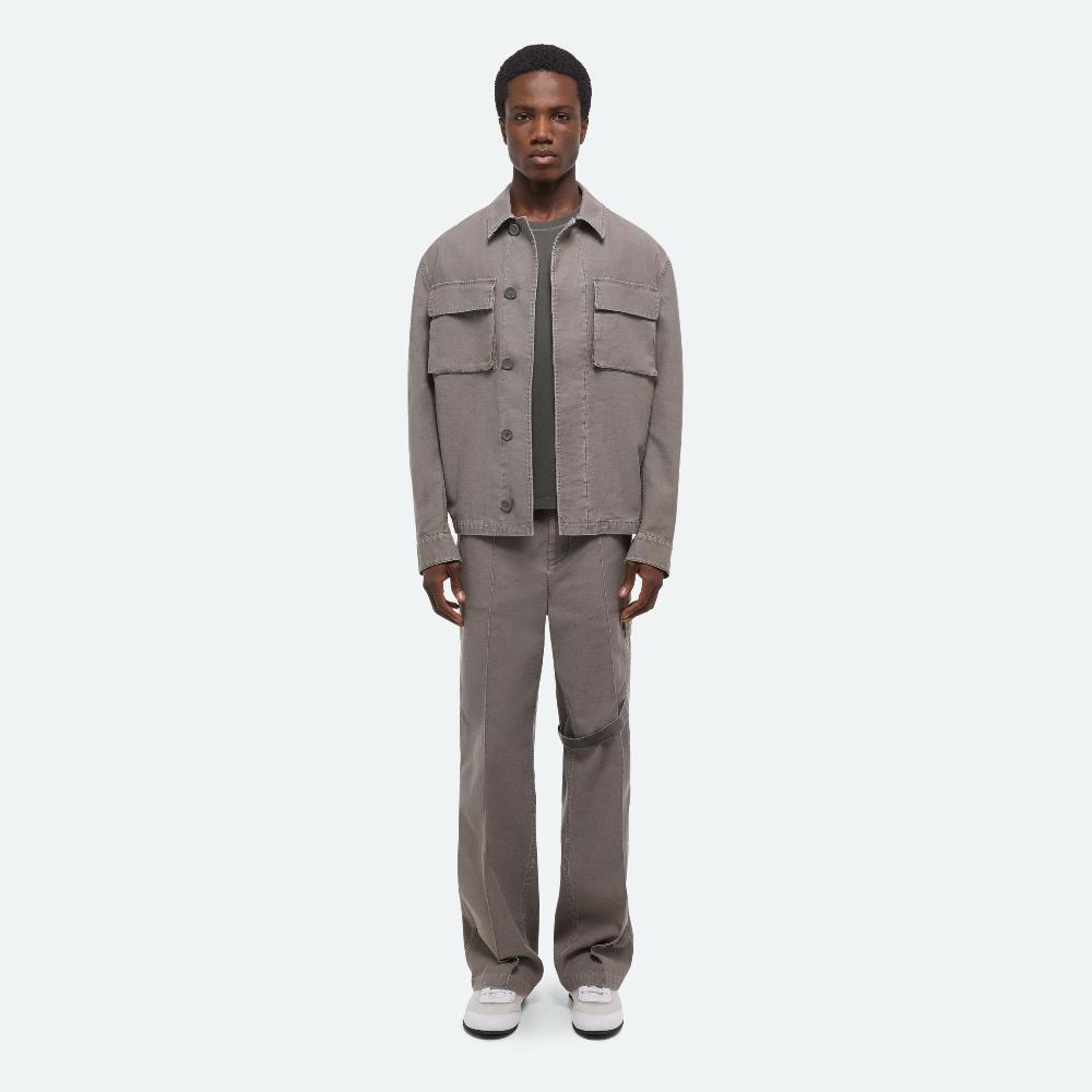 Helmut Lang Garment-dyed Utility Jacket Stone