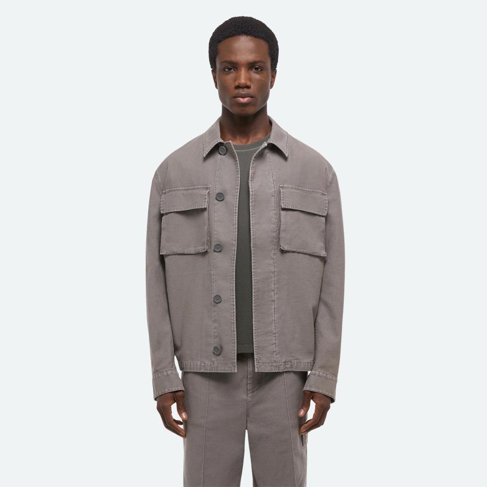 Helmut Lang Garment-dyed Utility Jacket Stone