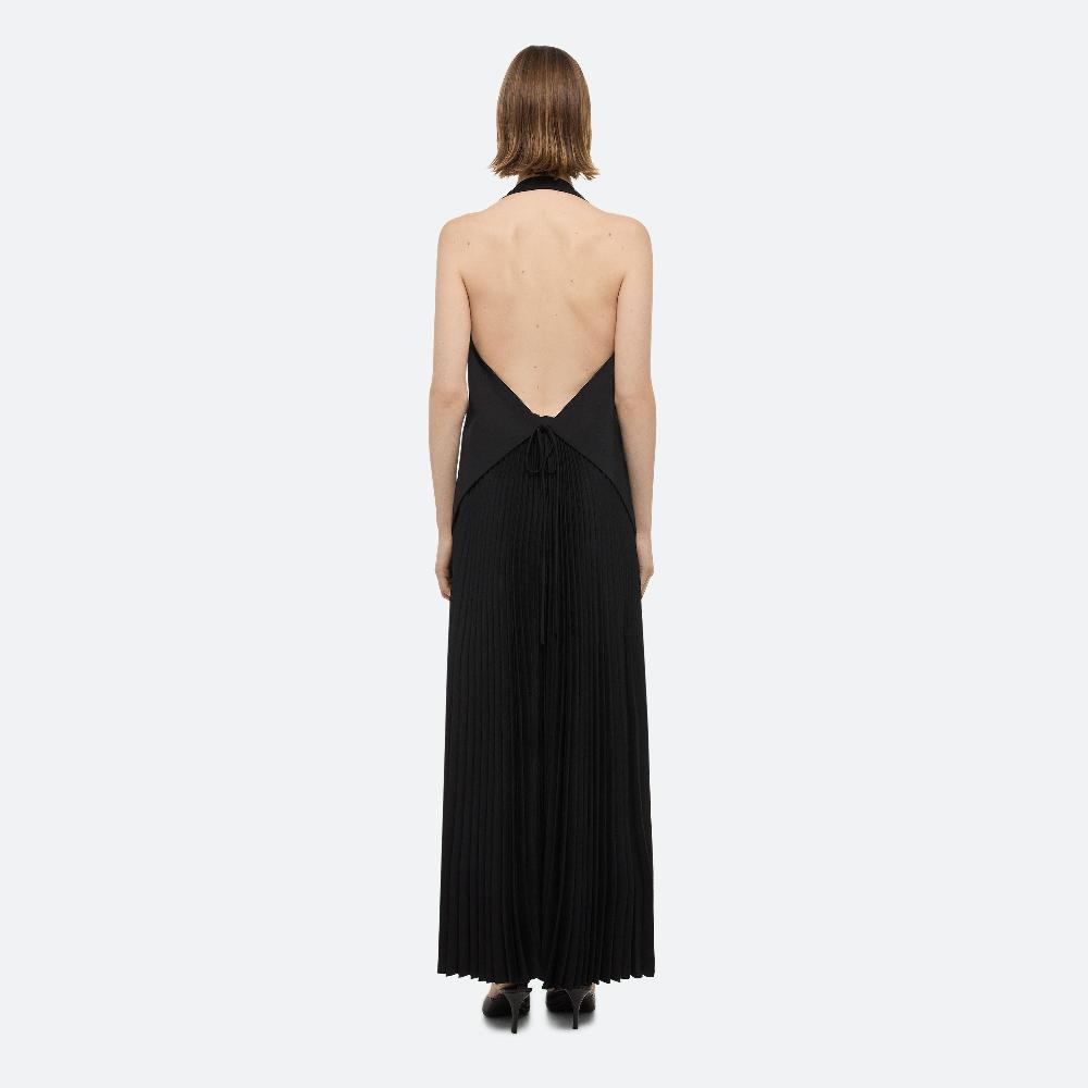 Helmut Lang Halter Vest Dress Black