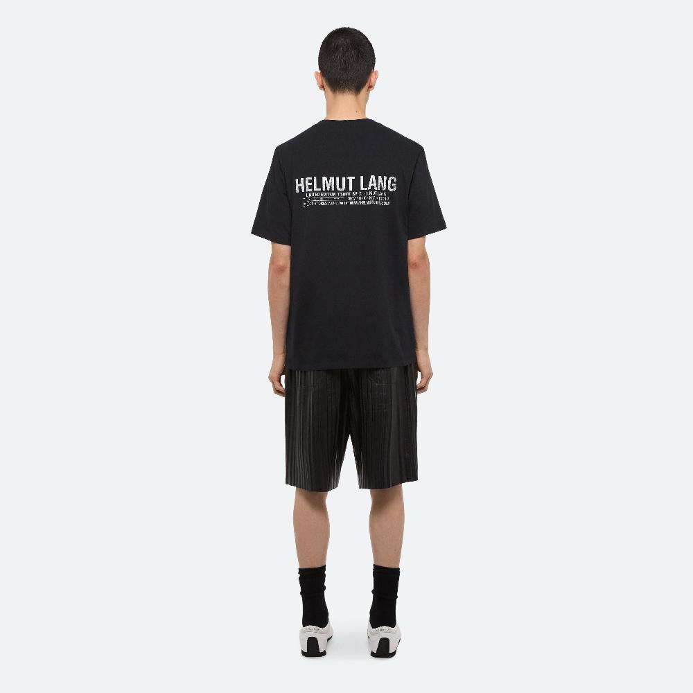 Helmut Lang Lang Tee Black