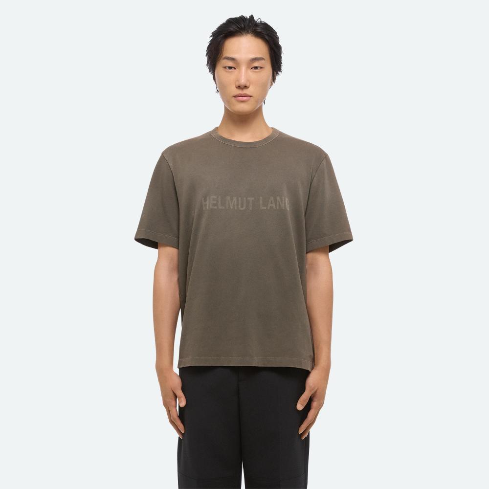 Helmut Lang Laser Logo Tee Moss