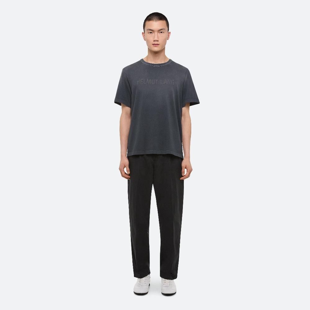 Helmut Lang Laser Logo Tee Steel Grey