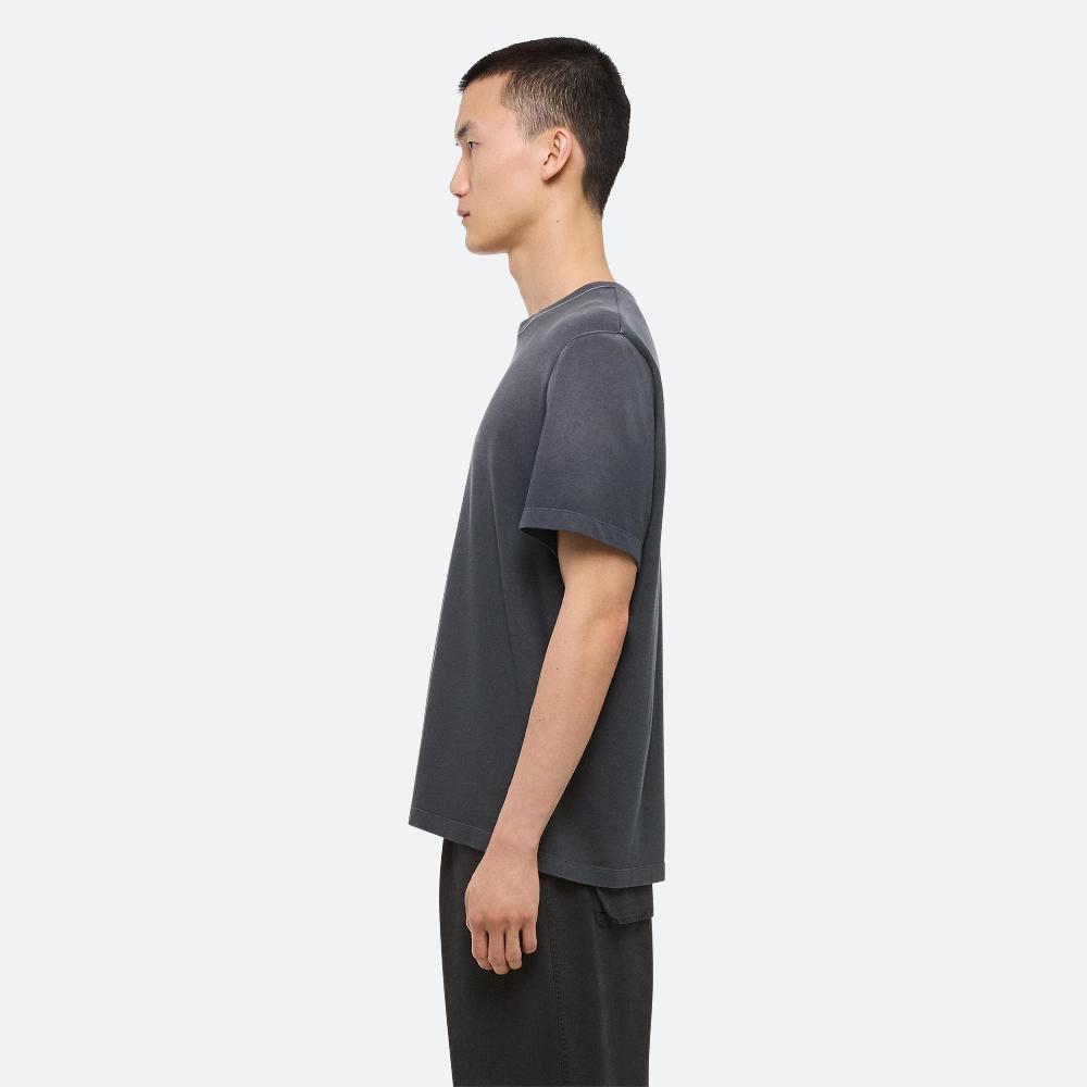 Helmut Lang Laser Logo Tee Steel Grey