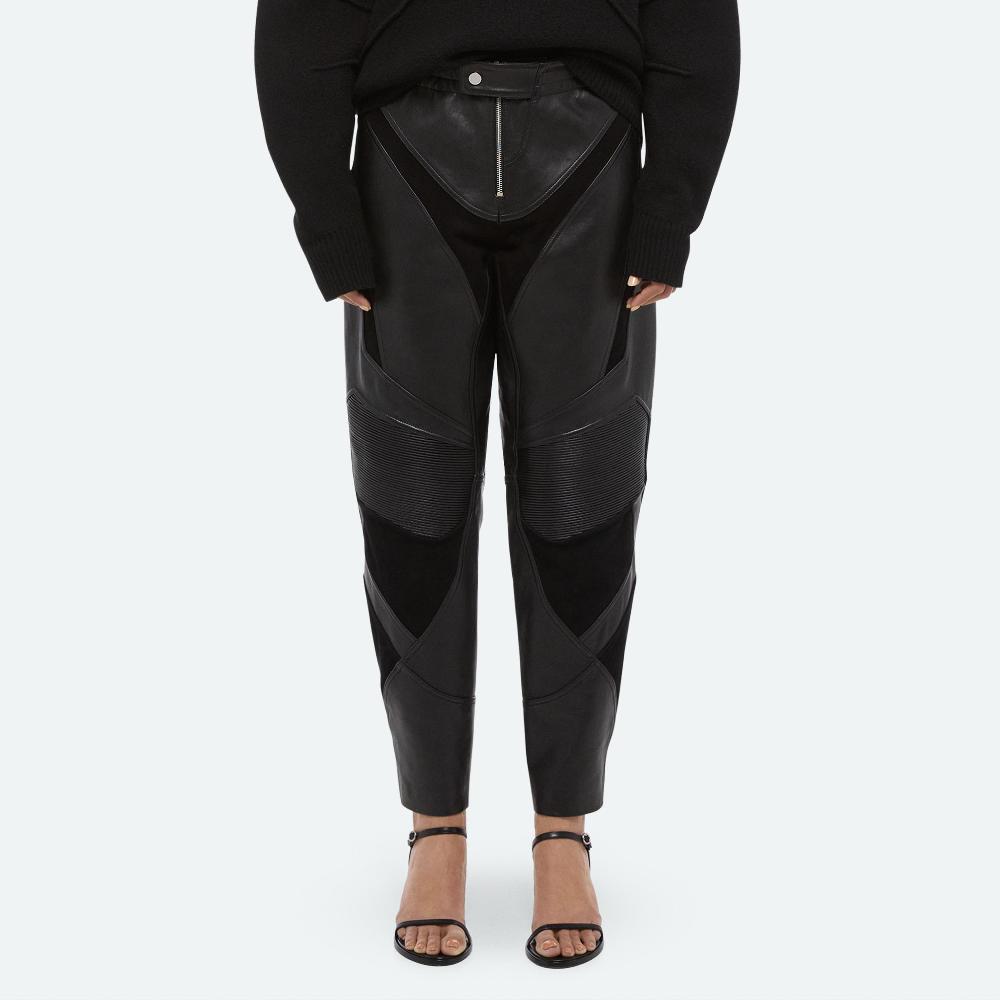 Helmut Lang Leather BMX Pants Black