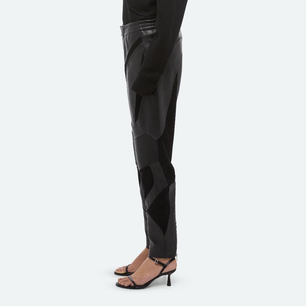 Helmut Lang Leather BMX Pants Black