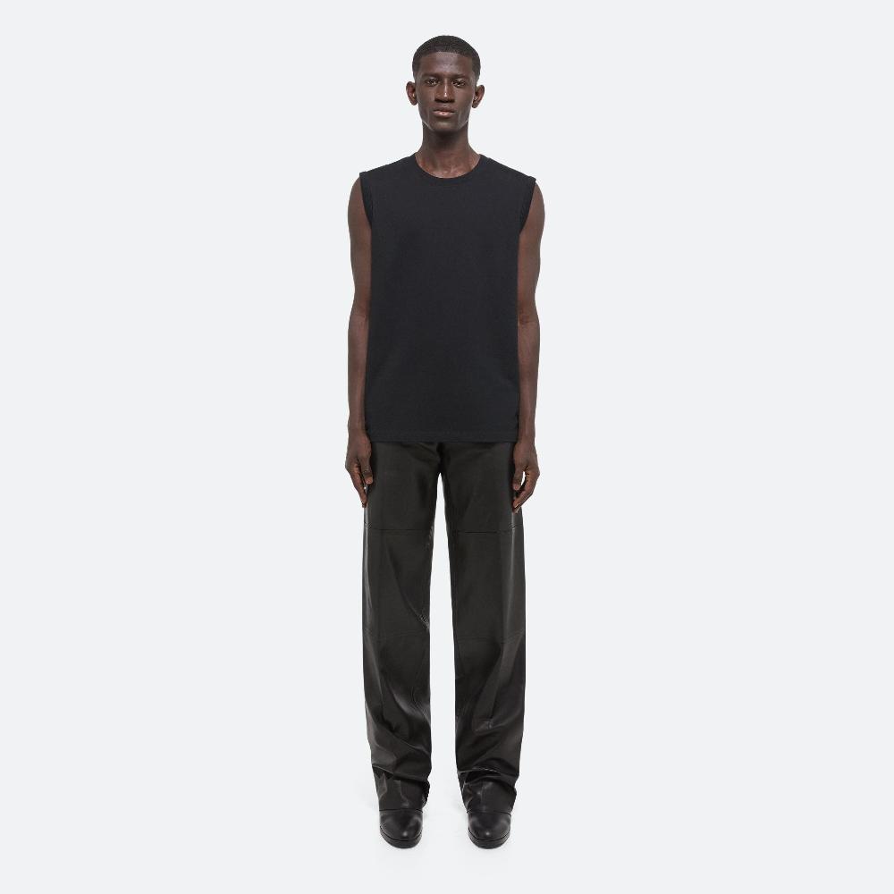 Helmut Lang Logo Muscle Tank Black