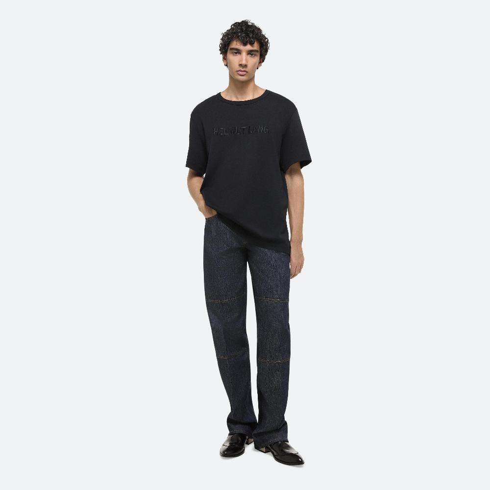 helmut lang Logo Tee black