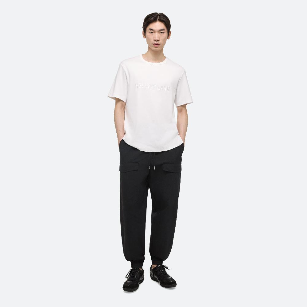 helmut lang Logo Tee white