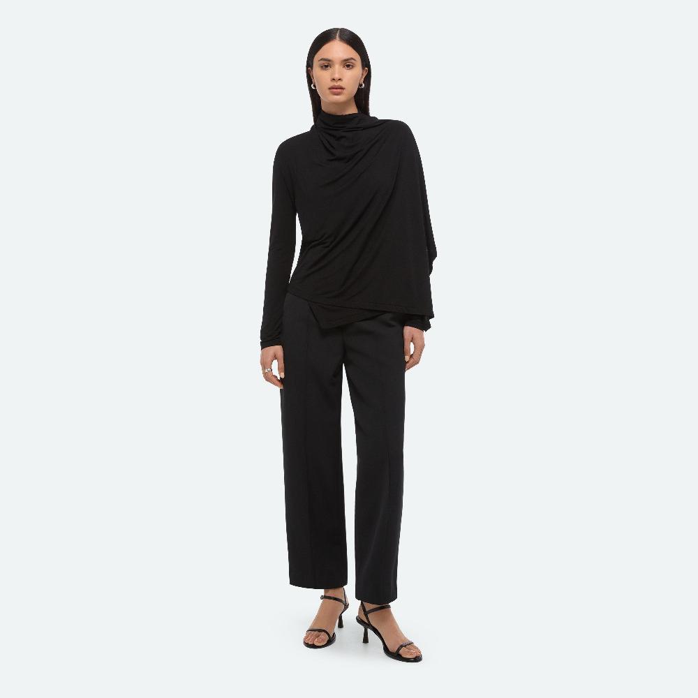 helmut lang Long-sleeve Scarf Top black