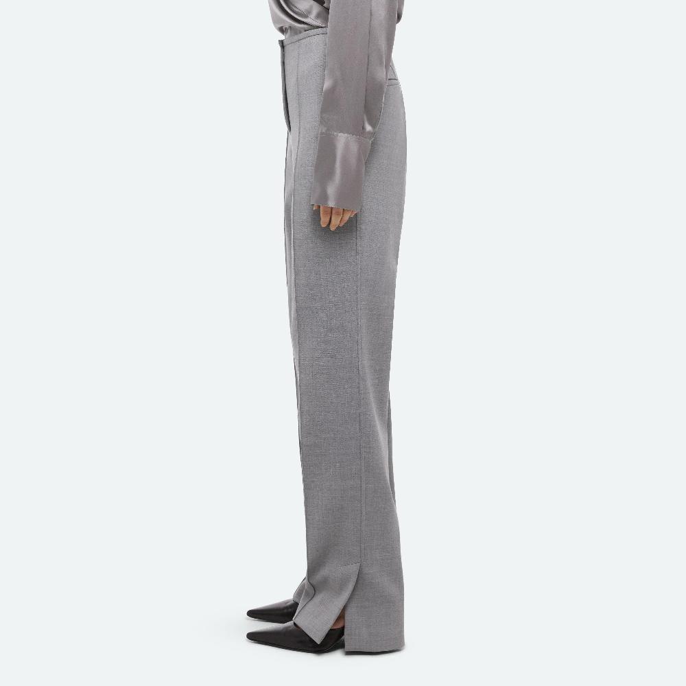 Helmut Lang Low-rise Car Trousers Lt Grey Melange
