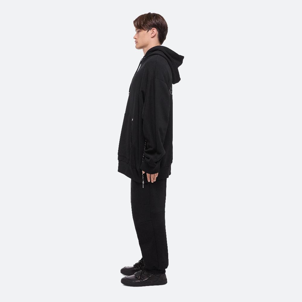 Helmut Lang Mega Zip Hoodie Black