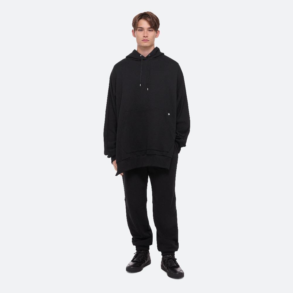 helmut lang Mega Zip Hoodie black